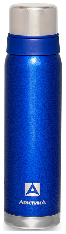 Изображение товара Термос Арктика 106-900 синий 2 чашки для горячих и холодных напитков