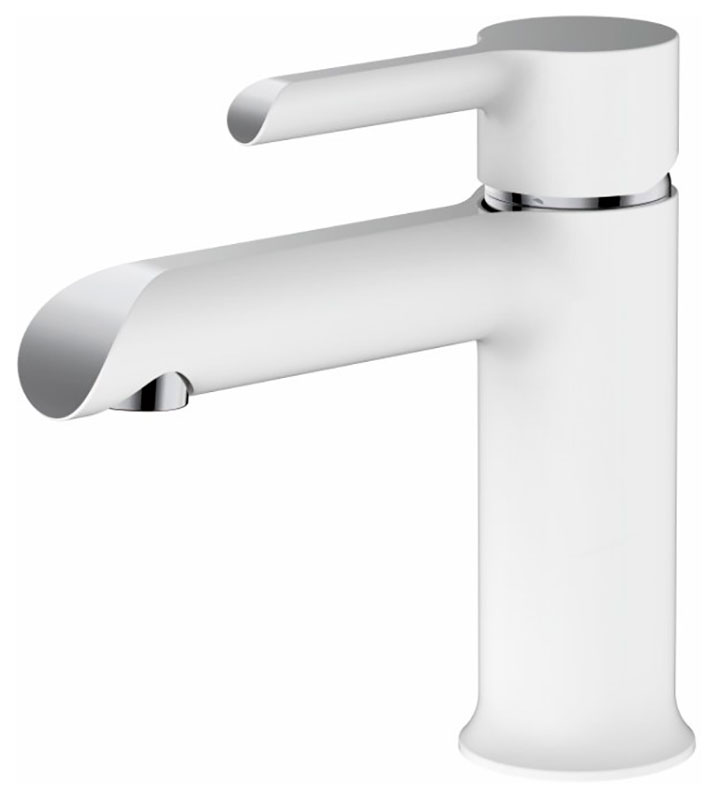 Изображение товара Смеситель для раковины Haiba HB805-8 белый современный дизайн