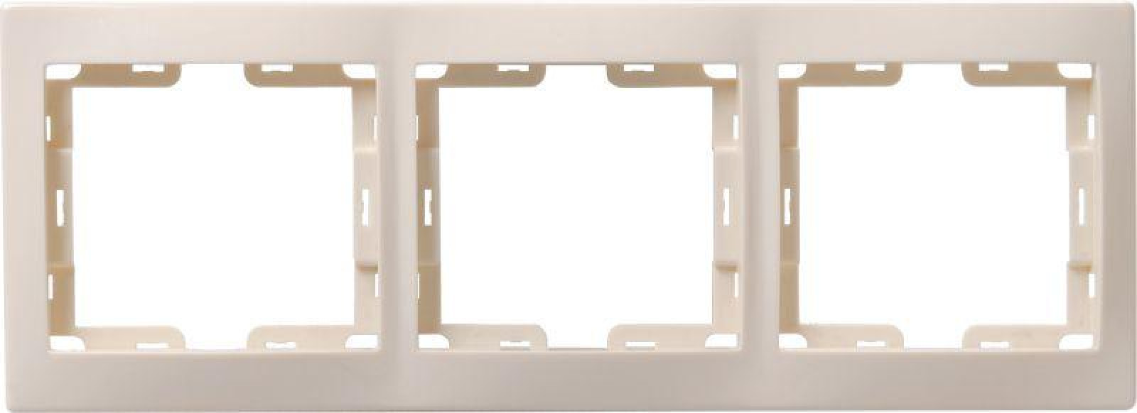 Изображение товара Рамка 3-м КВАРТА РГ-3-ККм горизонтальная декоративная IEK