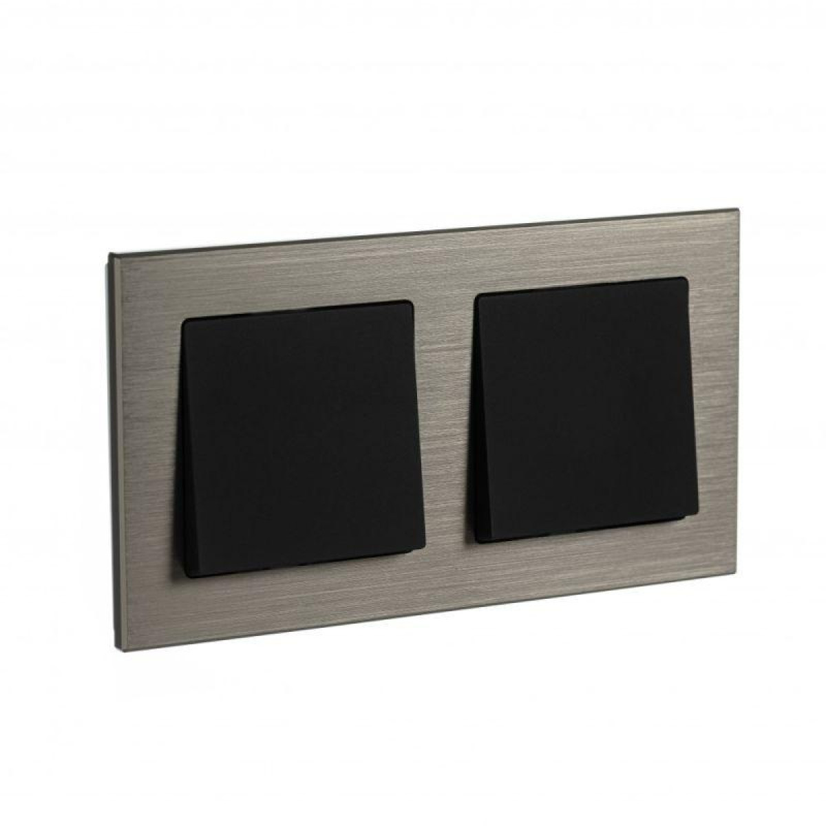 Изображение товара Рамки, декоративные элементы, основания для ЭУИ Systeme Electric Рамка 2-м AtlasDesign Nature метал. латунь SE