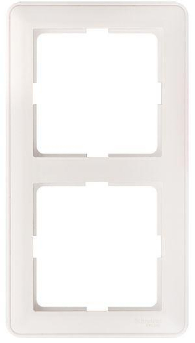 Изображение товара Рамки и основания для ЭУИ Systeme Electric W59 белые, 2 места, IP20