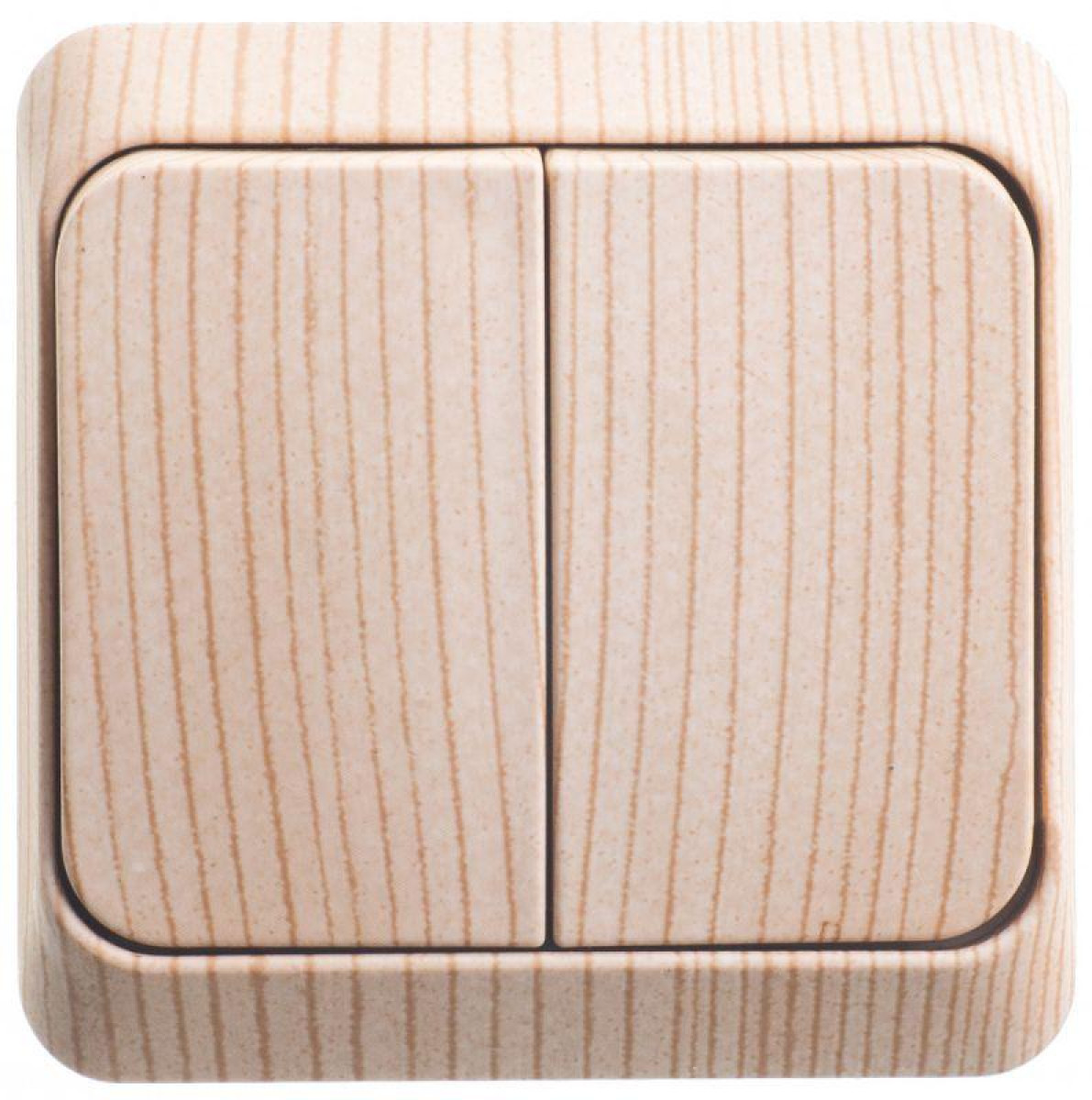 Изображение товара Выключатель 2-кл. Systeme Electric IP20 сосна для дачи и дома