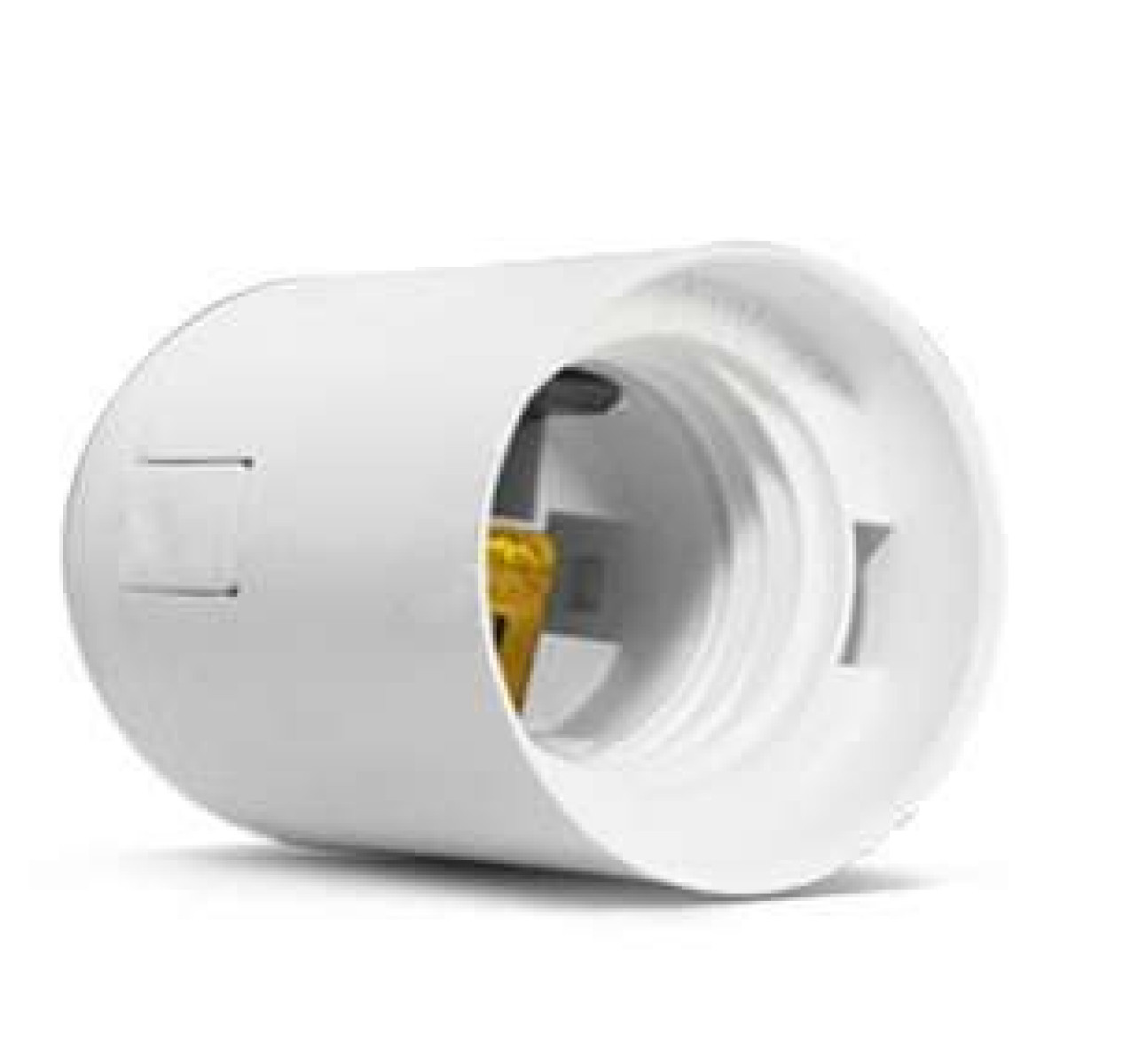 Изображение товара Патрон Универсал E27 подвесной термопластик 4А 250В с этикеткой UNIVersal