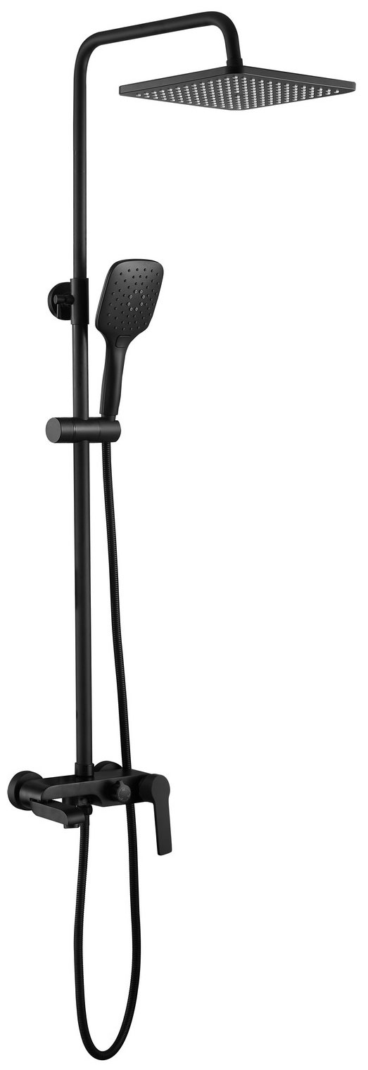 Изображение товара Душевая система ESKO Singapore black со смесителем ST300BL для ванной