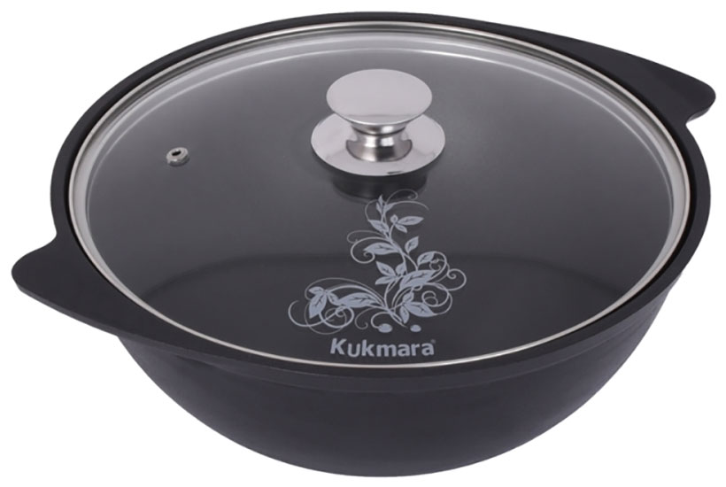 Казан для плова Kukmara 4.5 л, со стеклянной крышкой, АП (к47а)