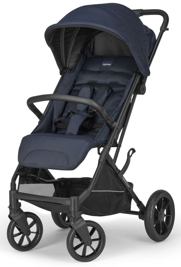 Изображение товара Комфортная прогулочная коляска Inglesina Zenit синяя с системой "книжка"
