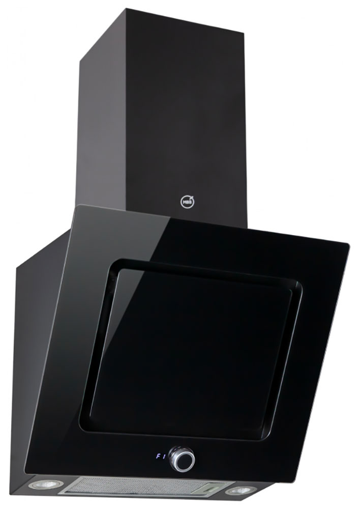 Изображение товара Вытяжка MBS CRASSULA 160 GLASS BLACK наклонная 1030 м3/ч