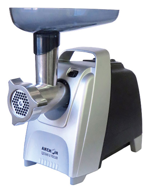 Изображение товара Мясорубка Аксион М 61.03 черный серый мощная высокая производительность