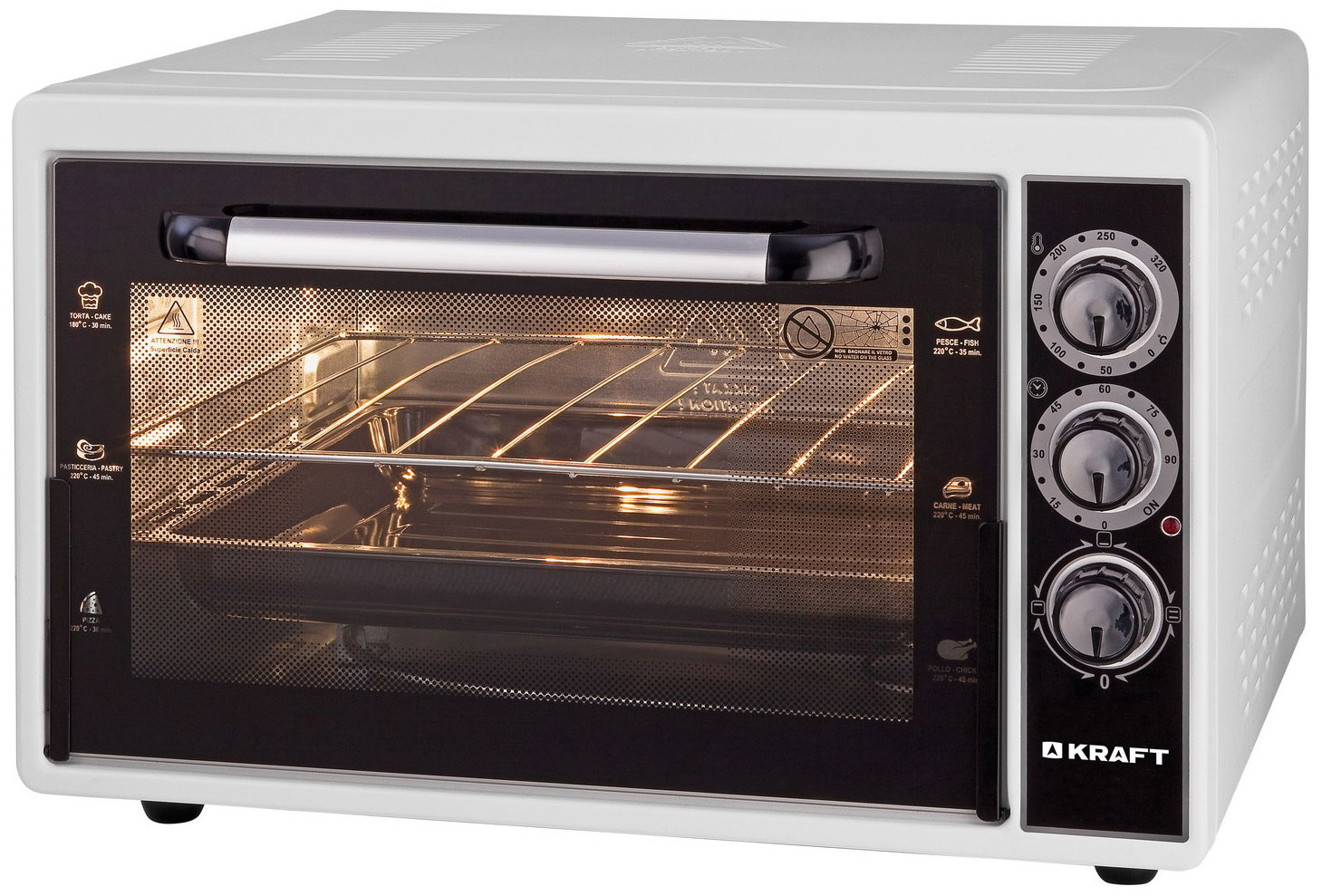 Изображение товара Электропечь Kraft KF-MO 3801 W белый