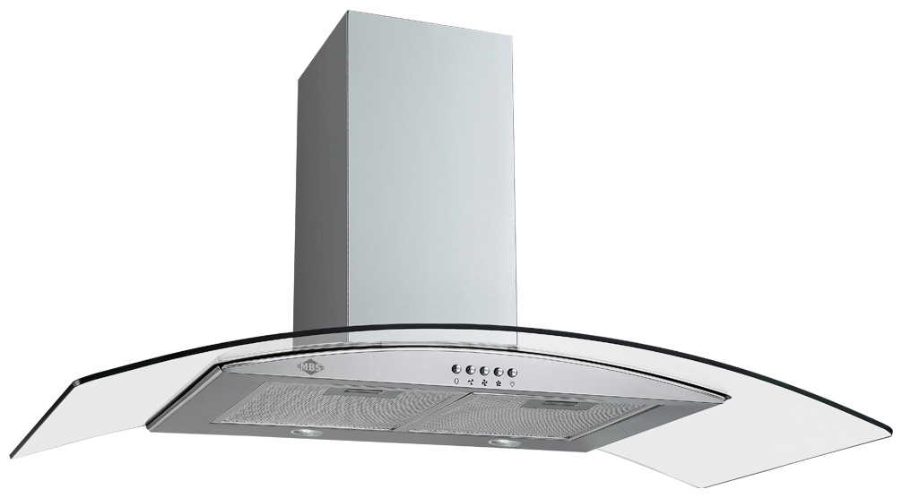 

Вытяжка MBS RUTA 190 GLASS, Металлик