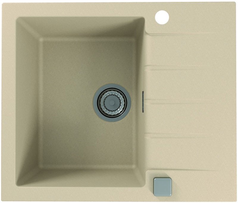 Изображение товара Кухонная мойка Alveus GRANITAL CADIT 10 TERRA G22 590 X 500 1X с сифоном 1132823 (1132018)