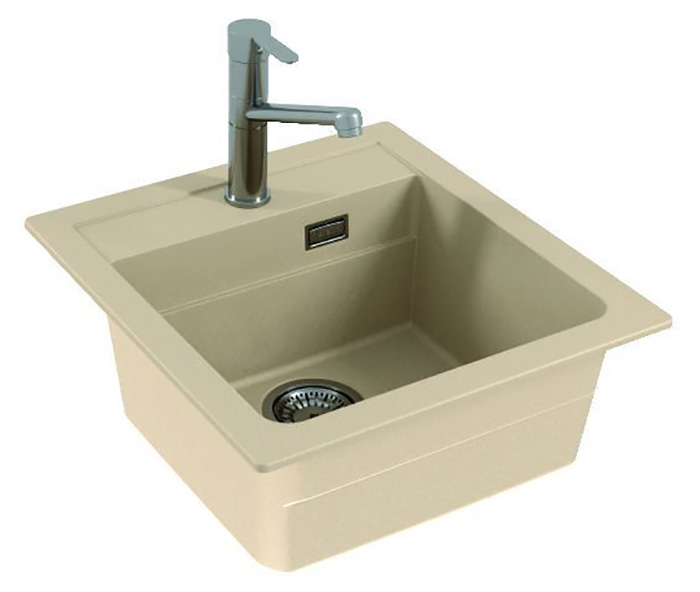 Изображение товара Кухонная мойка Alveus GRANITAL ATROX 20 TERRA G22 470 X 500 1X с сифоном 1132823 (1131987)
