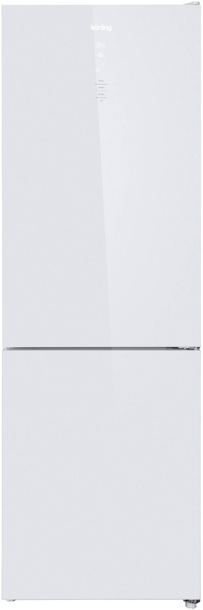 Изображение товара Двухкамерный холодильник Korting KNFC 61869 GW электронный No Frost 317л