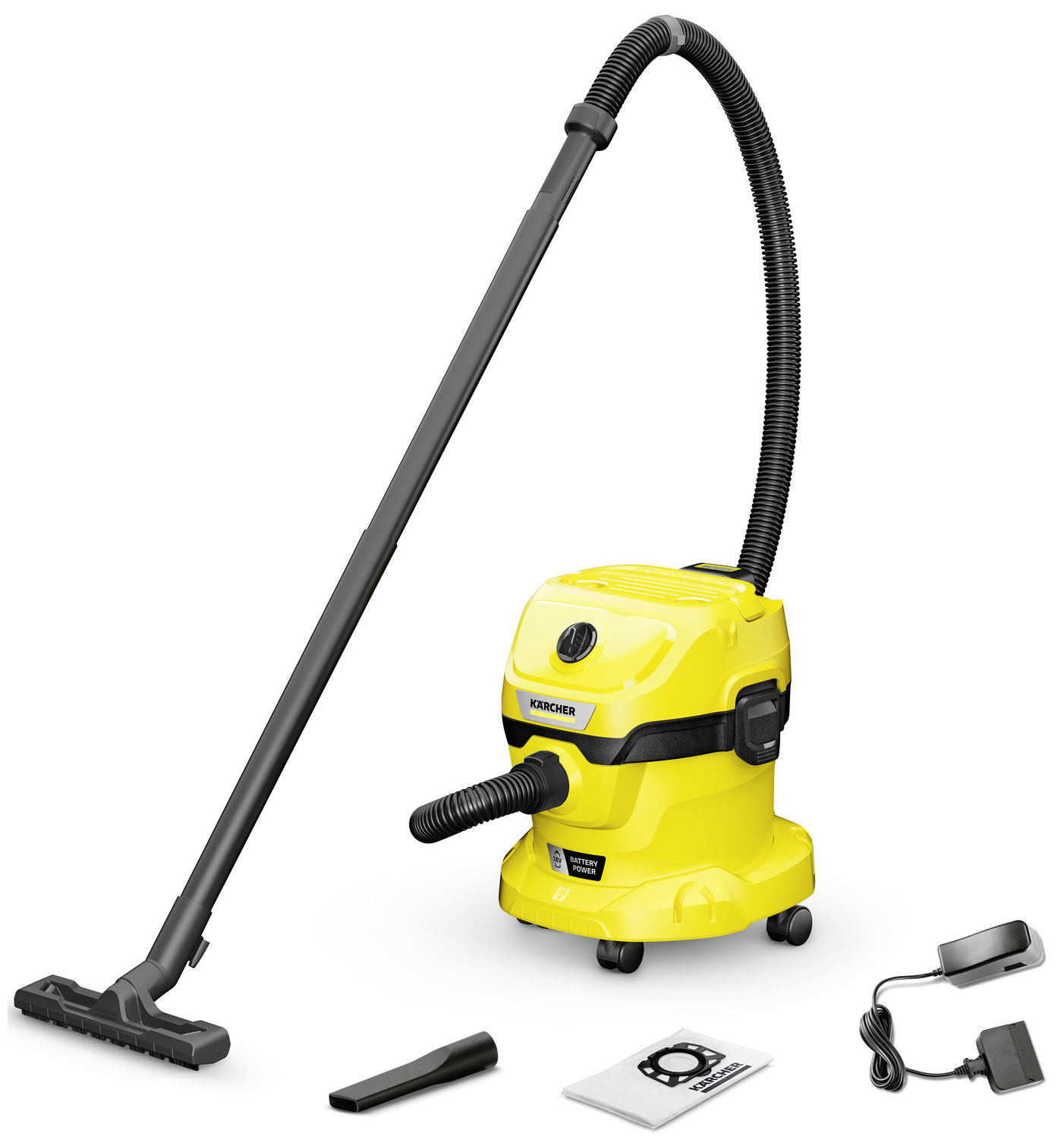 Строительный пылесос Karcher WD 2-18 Battery Set V-12/18 (1.628-501.0)