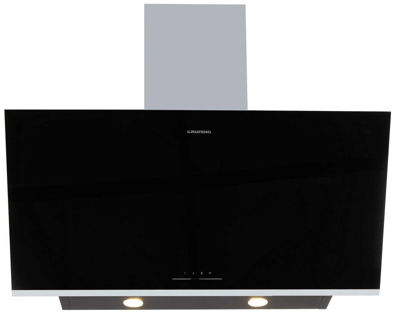 Изображение товара Вытяжка кухонная Grundig GDSP5460BC наклонная 90 см 3 уровня циркуляция