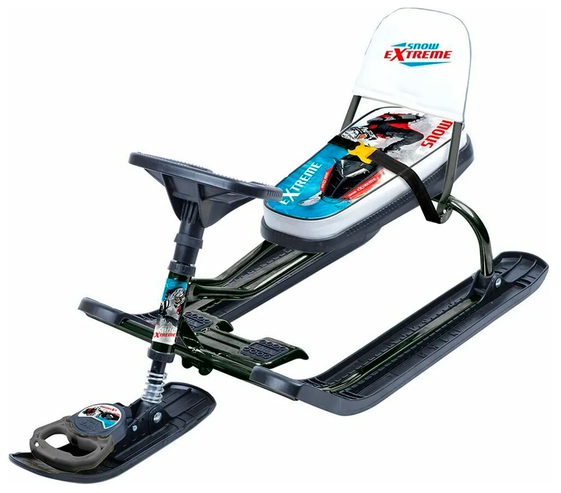 Изображение товара Снегокат Ника ТС4-1, Гонки, черный каркас, коробка (ТС4-1/Г2)