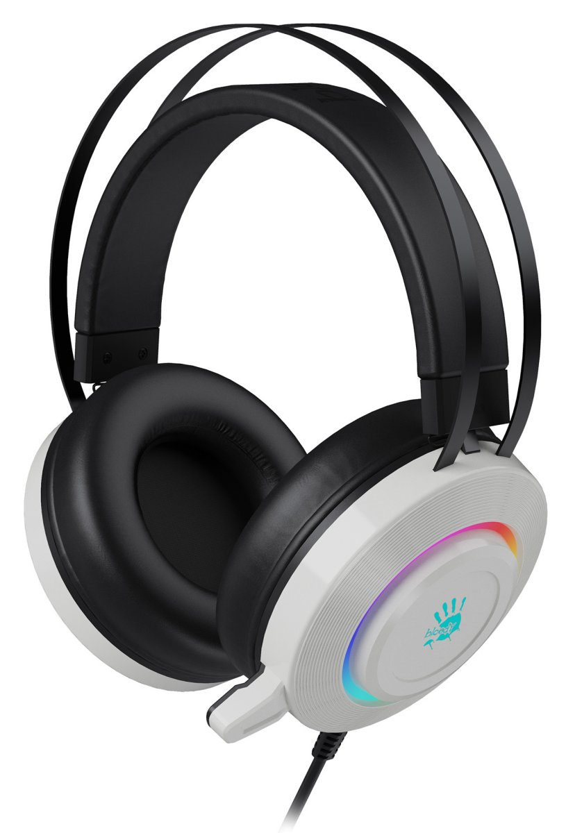 Изображение товара Наушники с микрофоном A4Tech Bloody G521 белый/черный 7.1 USB игровая гарнитура