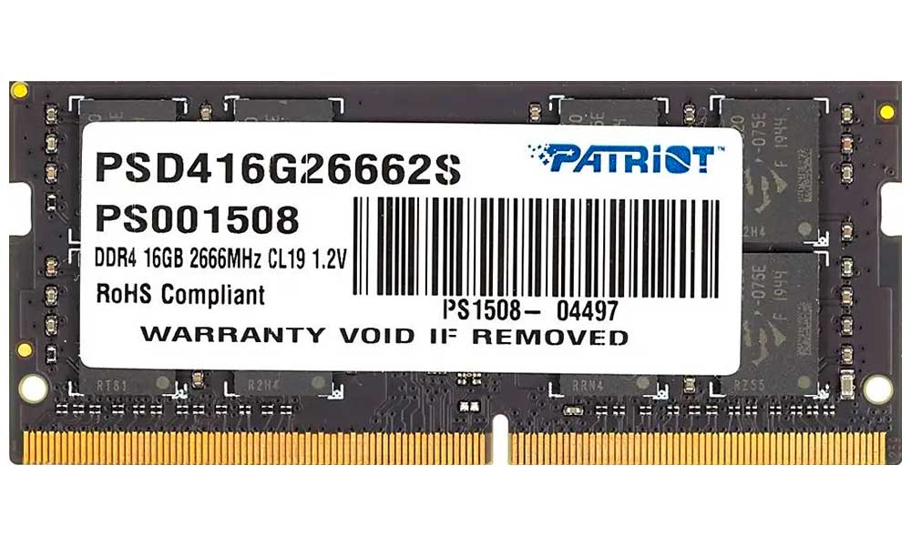 Оперативная память Patriot Memory DDR4 16GB 2666MHz Signature Line (PSD416G26662S) Оперативная память Patriot Memory DDR4 16GB 2666MHz Signature Line (PSD416G26662S)