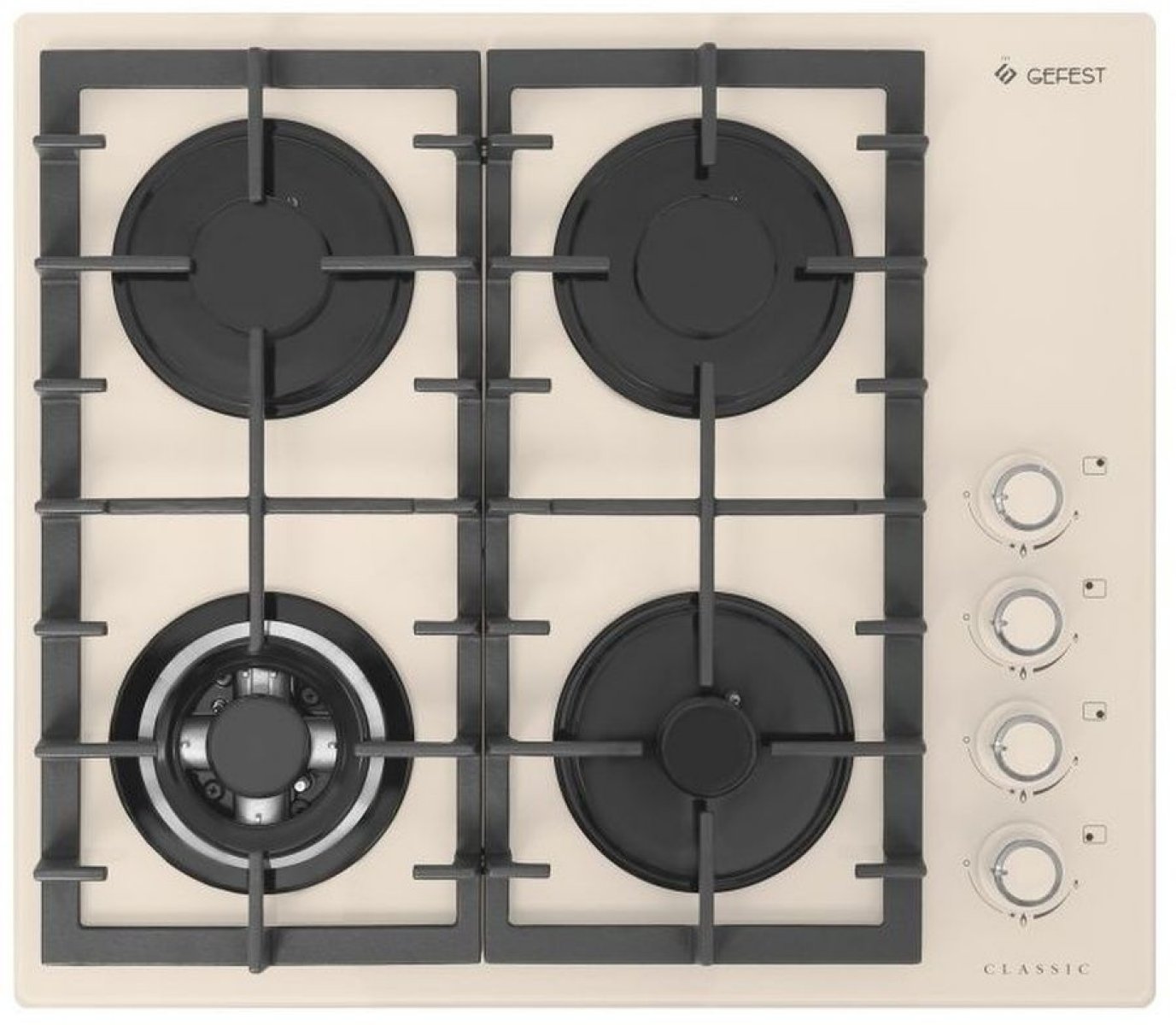 Изображение товара Газовая варочная панель Gefest СГ СВН 2230-01 В81 бежевый электроподжиг