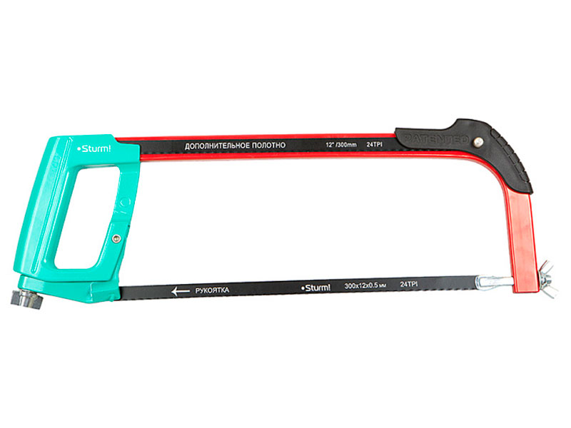 

Ножовка по металлу Sturm! со встроенным дополнительным полотном (1061-07-300)