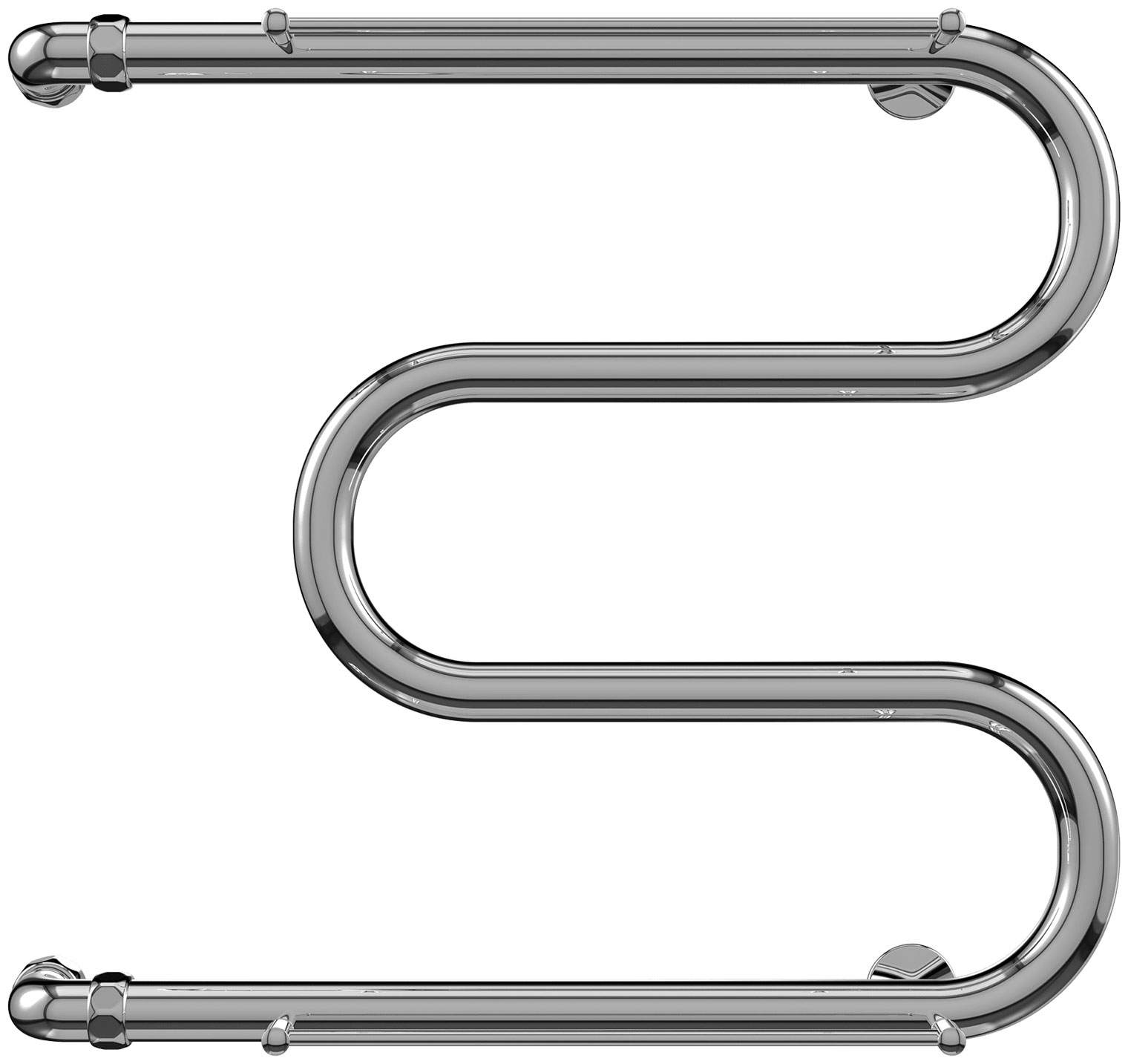 Изображение товара Полотенцесушитель водяной Terminus М-образный с/п (1") 500х400 (4620768880322)