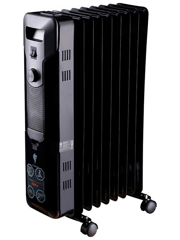 Изображение товара Радиатор масляный Leonord LE-1909, 9 секций, 2кВт (105818)