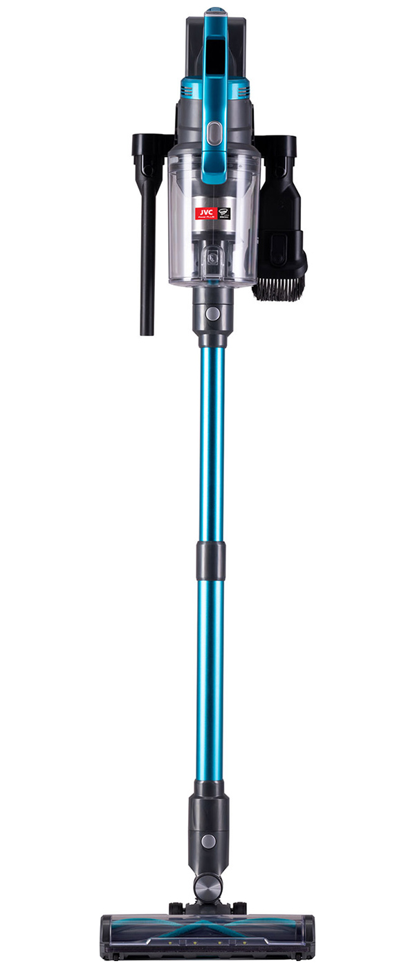 

Пылесос вертикальный JVC JH-VS138, Черный/бирюзовый