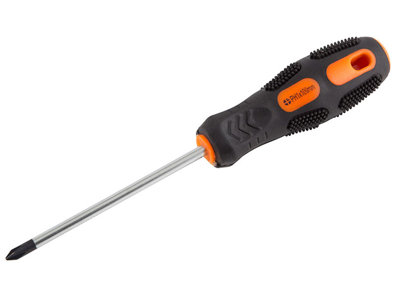 Изображение товара Отвертка Park Strom PH1x10 см крестовая, магнитный наконечник, хром-ванадиевая сталь