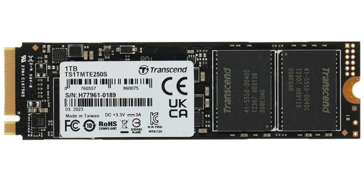 Изображение товара SSD накопитель Transcend M.2 MTE250S 1000 Гб PCIe 4.0 (TS1TMTE250S)