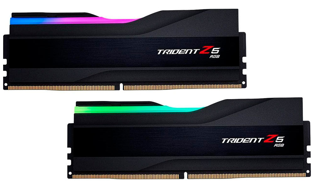 Изображение товара G.Skill DDR5 32GB 6000MHz TRIDENT Z5 RGB низкопрофильные модули