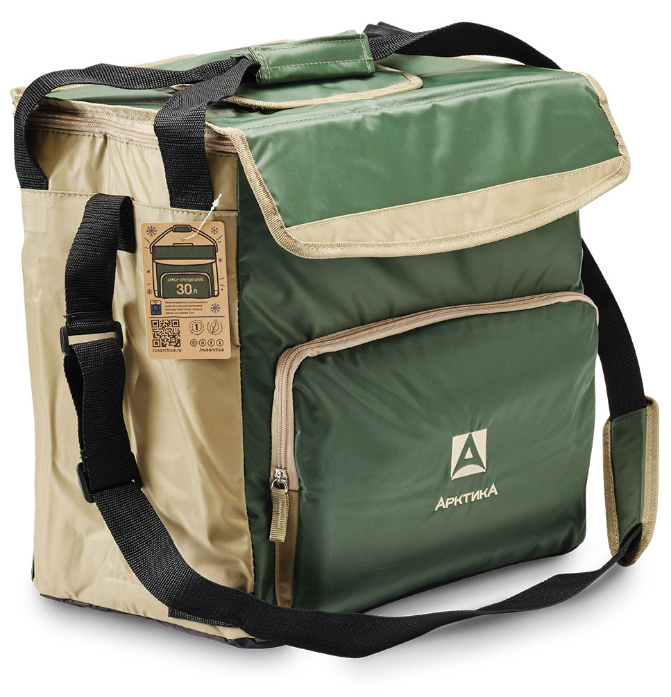 Изображение товара Сумка-холодильник Арктика 30 л болотная для пикника и путешествий