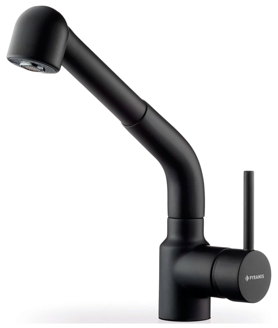 

Кухонный смеситель Pyramis BALATA, латунь/графит (095300401), Графитовый