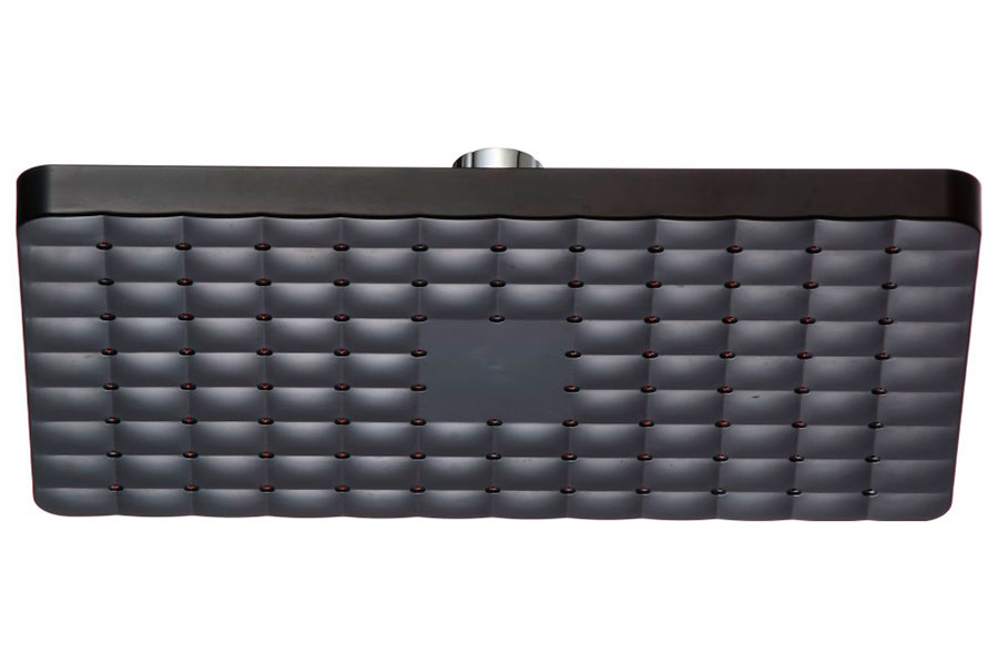 Изображение товара Верхний душ D-Lin черный 1/2 прямоугольный с противнакипной системой