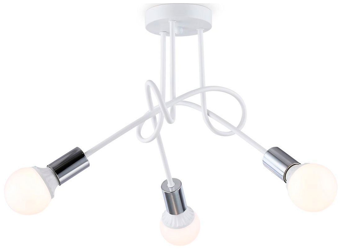 Изображение товара Люстра потолочная Ambrella Light Traditional Loft TR80414 в стиле лофт с 3 лампами E27 60 Вт