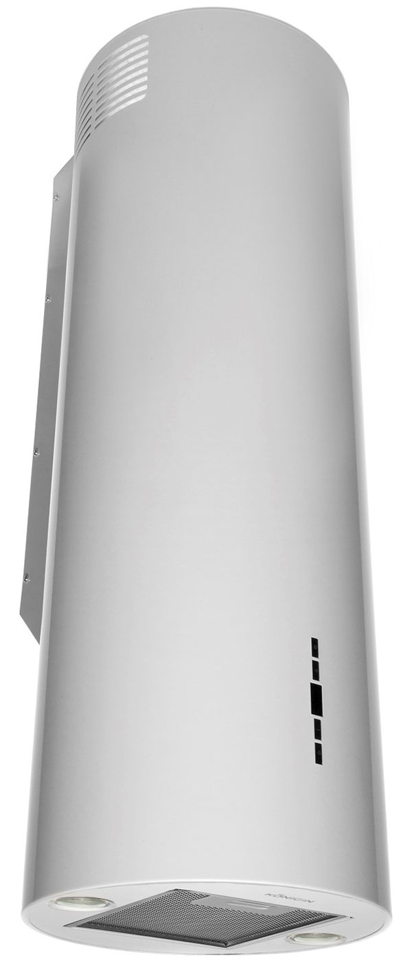 Изображение товара Вытяжка кухонная Konigin Trinity White 31 цилиндрическая белая мощная бесщеточный мотор