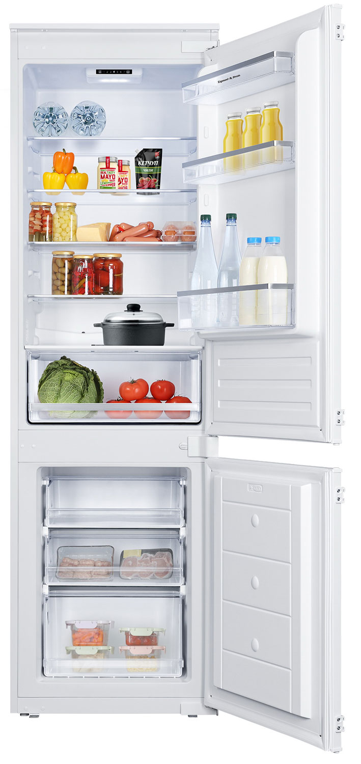 Изображение товара Встраиваемый двухкамерный холодильник Zigmund & Shtain BR 18 X низкое энергопотребление