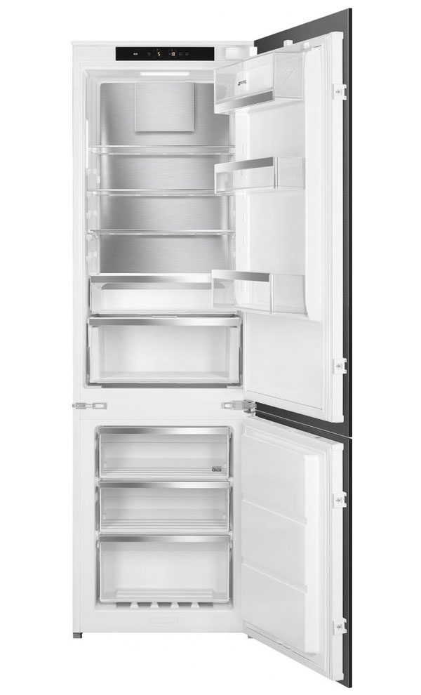 Изображение товара Встраиваемый двухкамерный холодильник Smeg C9174TN5D с No Frost и LCD дисплеем