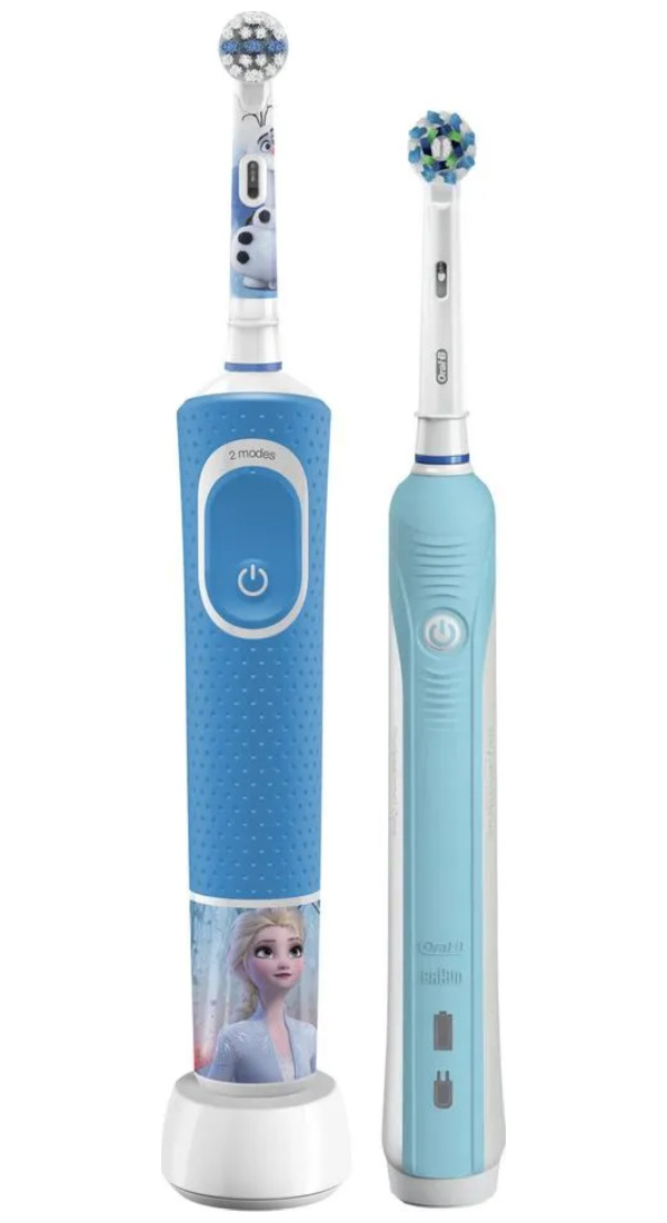 Электрическая зубная щетка Braun Oral-B Vitality Frozen + Vitality Pro Электрическая зубная щетка Braun Oral-B Vitality Frozen + Vitality Pro