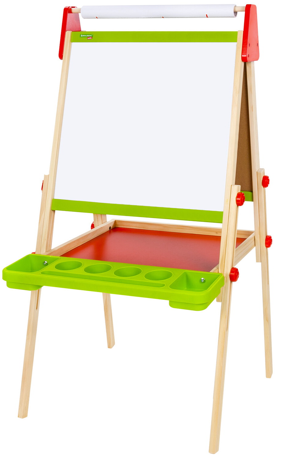 Изображение товара Мольберт Brauberg KIDS, растущий, 3 в 1, для мела/магнитно-маркерный, 48х43 см (238151)