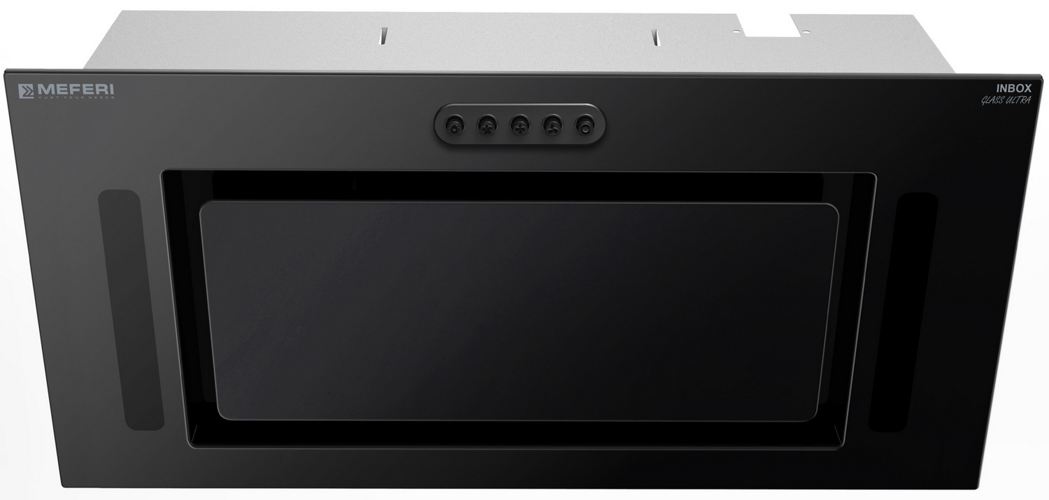 Изображение товара Вытяжка кухонная Meferi INBOX52BK GLASS ULTRA с LED освещением и фильтрами