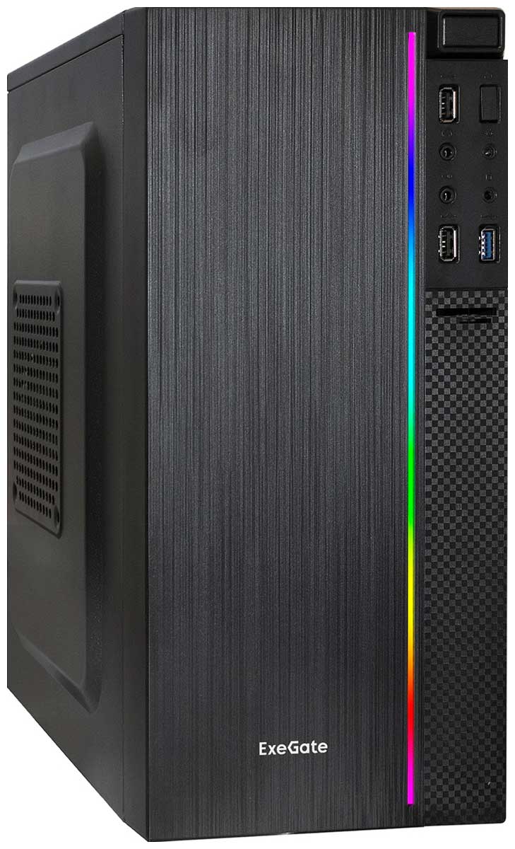 

Компьютерный корпус ExeGate mEVO-9302-NPX500 (EX287884RUS) БП 500NPX, Черный