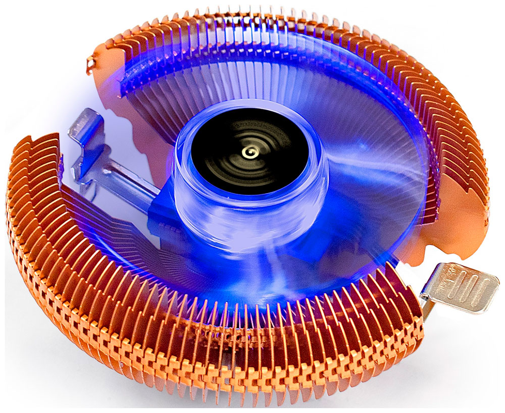 Изображение товара Кулер для процессора ExeGate Wizard EE91-Cu.BLUE (EX286153RUS)