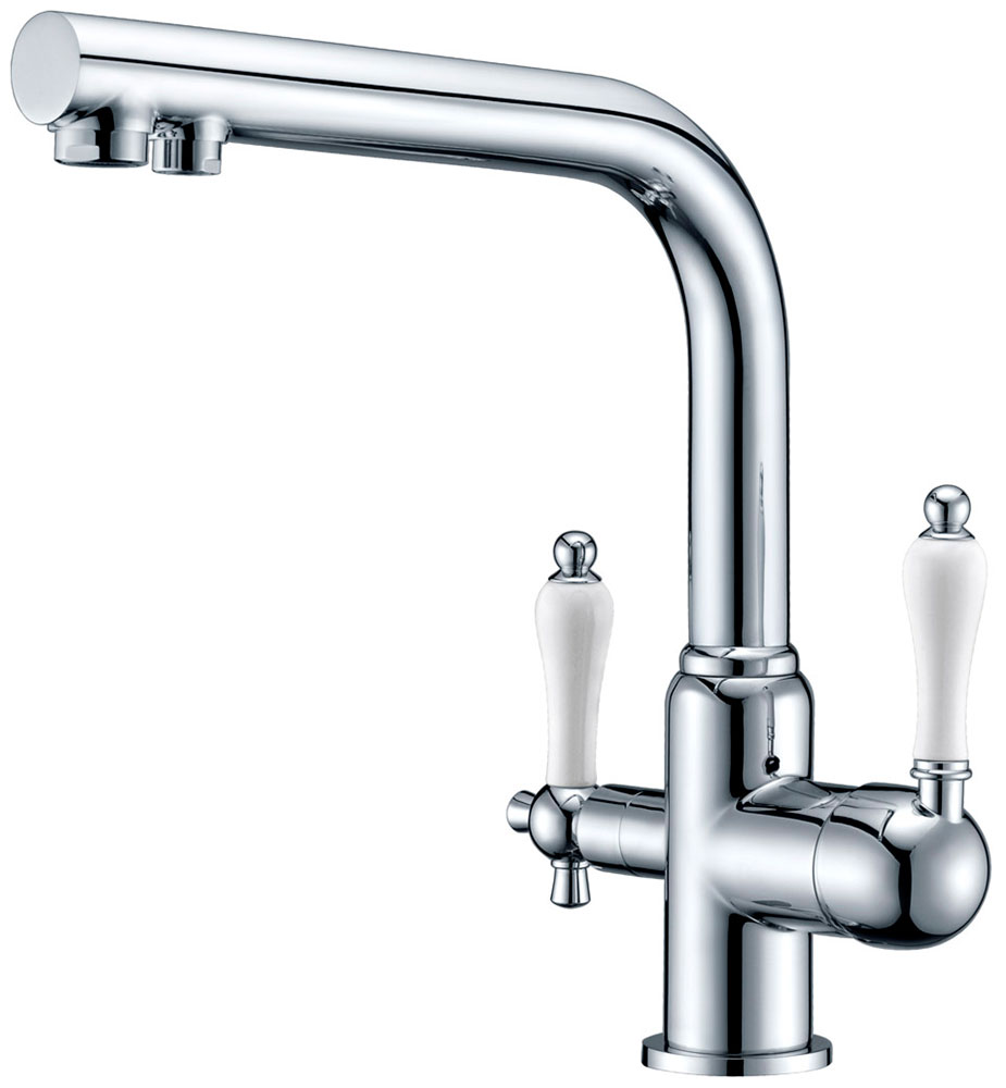 Изображение товара Смеситель для кухни Kaiser Vincent 31144 с фильтром хромированный однорычажный