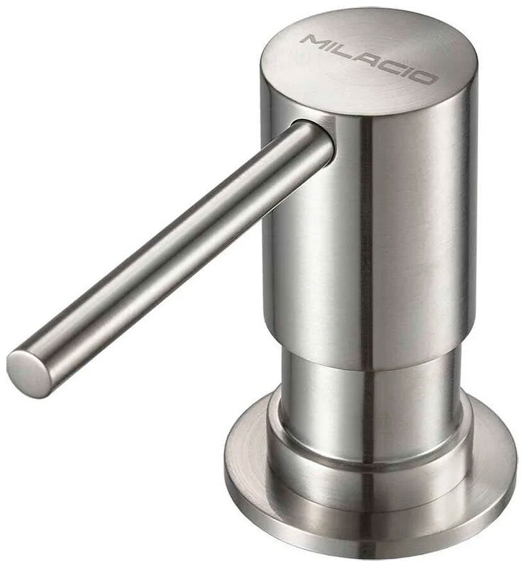 Изображение товара Дозатор для моющего средства Milacio MCU.934.SS из нержавеющей стали с встроенным креплением