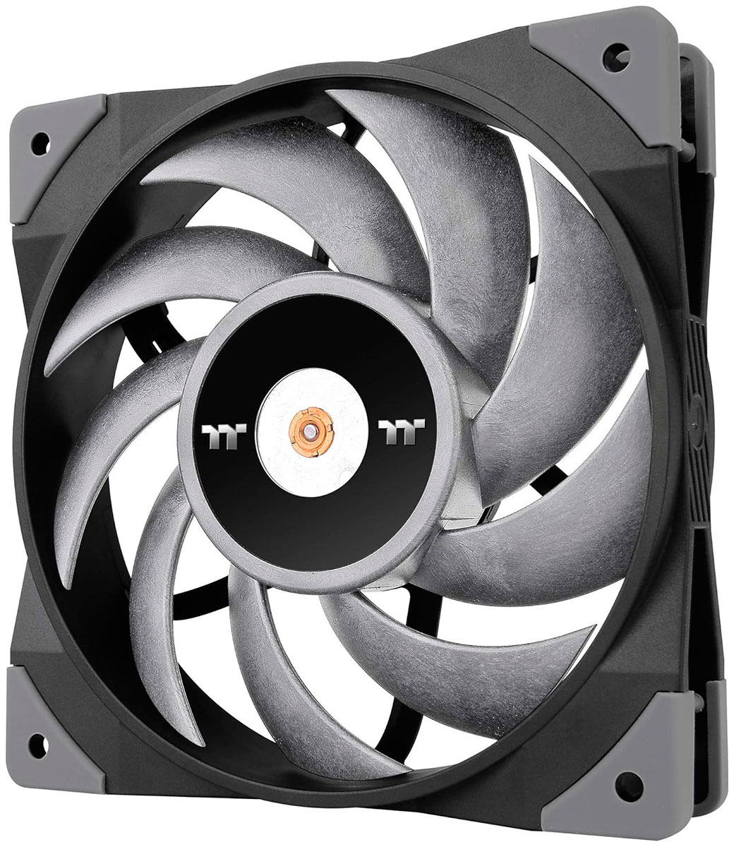 Изображение товара Вентилятор для корпуса Thermaltake Toughfan 12 Turbo, 120х120x25, черный (CL-F121-PL12GM-A)