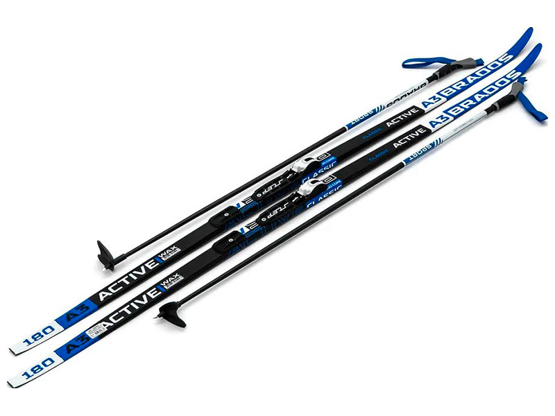 Изображение товара Лыжи беговые STC NNN - 180 WAX Active A3 Blue