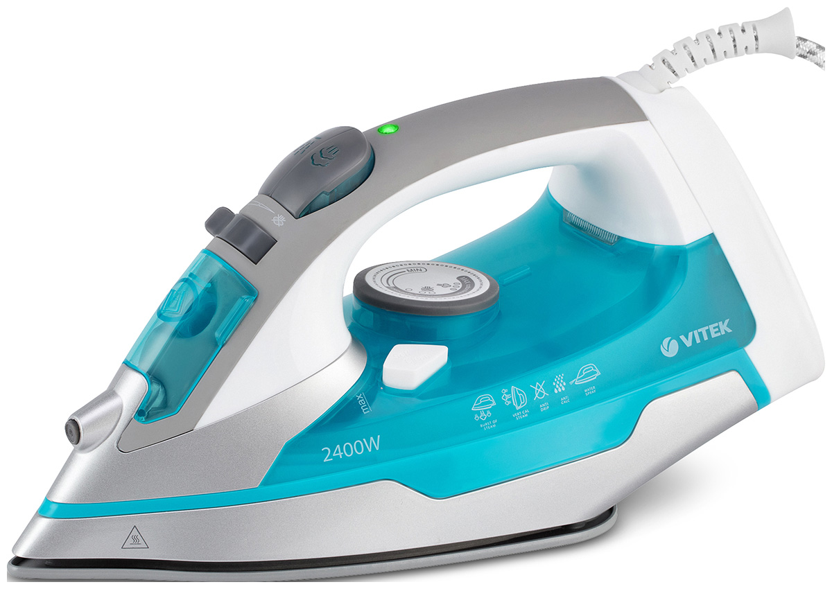 Утюг Vitek VT-1258, 2400 Вт, белый Утюг Vitek VT-1258, 2400 Вт, белый