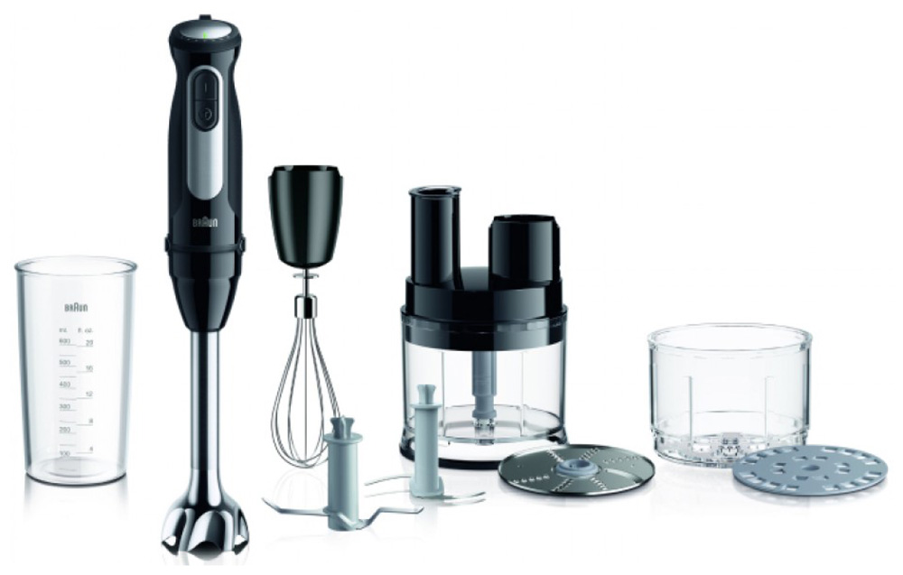 Изображение товара Погружной блендер Braun MQ55755MBK мощность 1000 Вт турбо система и 25 скоростей