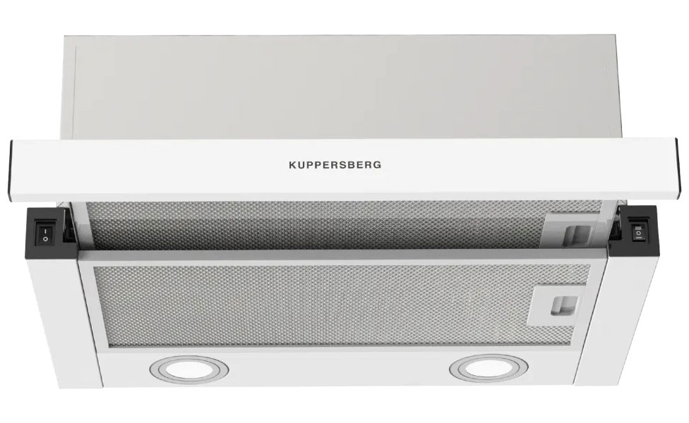 Изображение товара Вытяжка Kuppersberg SLIMHIT 50 W телескопическая белая