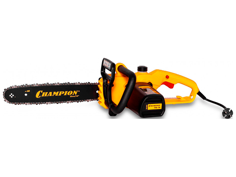 Изображение товара Электропила Champion 116-14, 3/8-13-52, 1.6кВт (3.14кг)